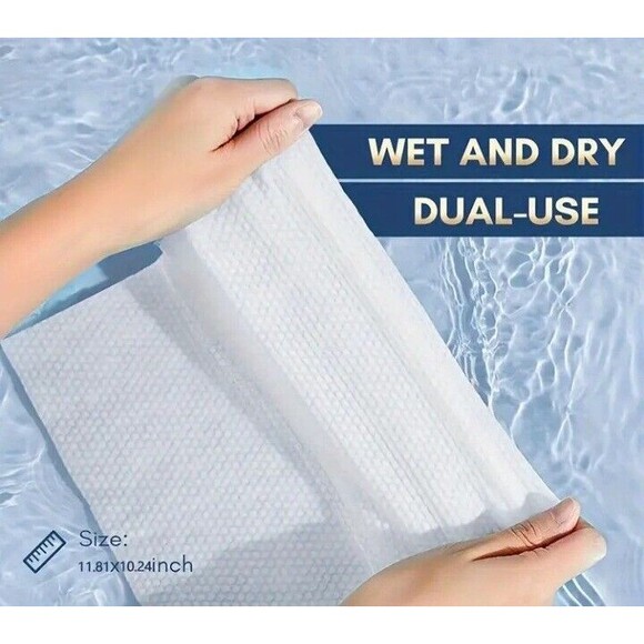 1 BOX (40 Count)-(Disposable)-(Facial Cleansing Cloths)-(XLarge)-(New)-$15.00 - Picture 4 of 7